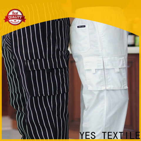 Wholesale chef pants elasticated manufacturers for hotel