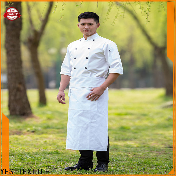 chefyes polycotton personalized chef jacket factory for party