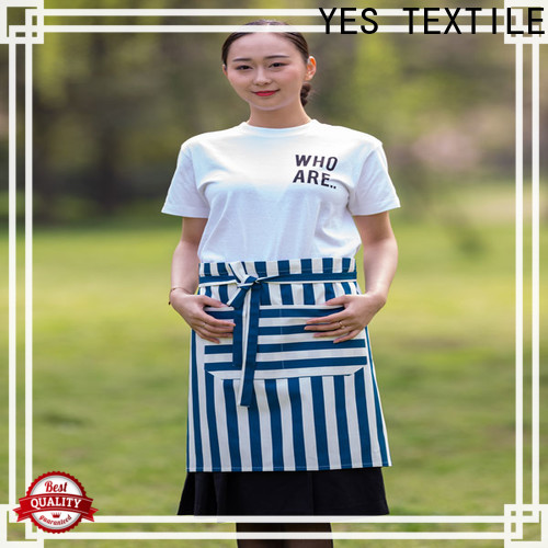 chefyes premium black and white apron company for women