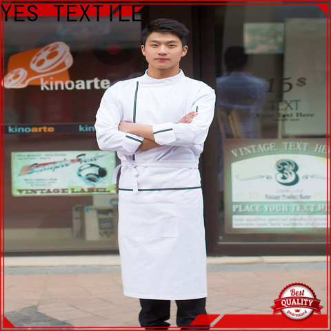 chefyes cotton white chef coat factory for party