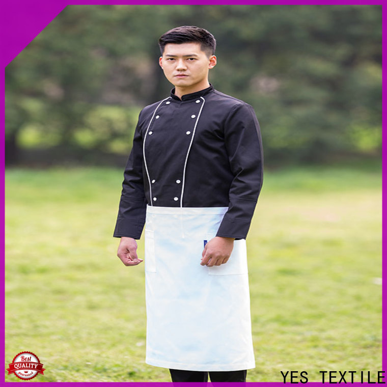 chefyes cotton custom chef coats Supply for hotel