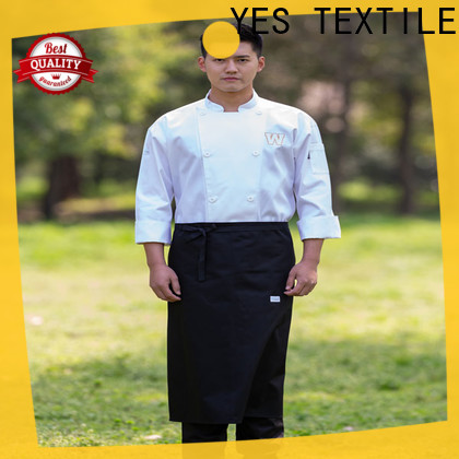 chefyes excutive white chef coat factory for home