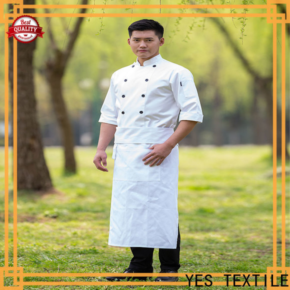 chefyes luxury chef coats Supply for hotel