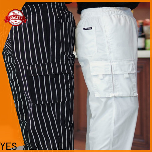 High-quality chef wear pants pants factory for daily life