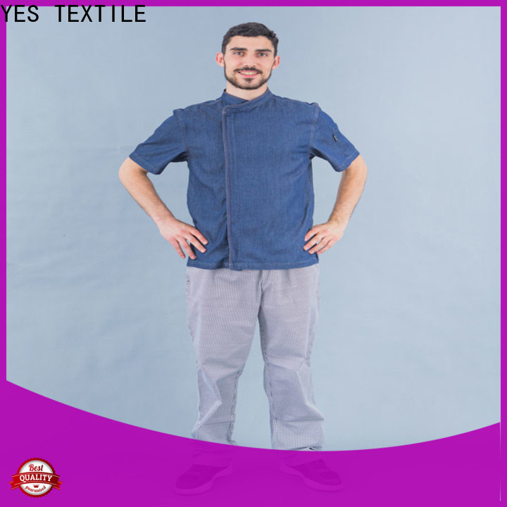 chefyes crosshatch denim apron factory for party