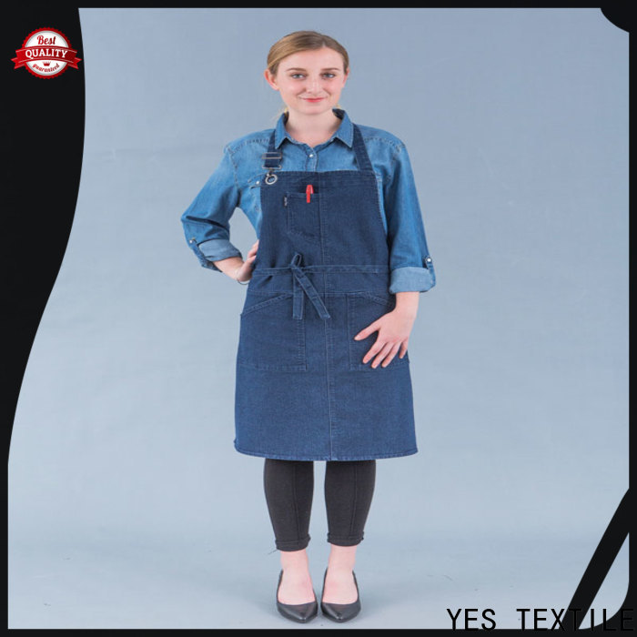 New blue and white aprons cya07d Suppliers for women