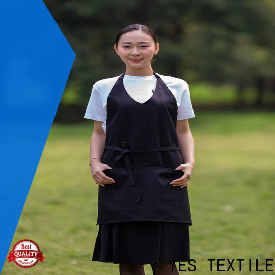 chefyes Wholesale mens black aprons for business