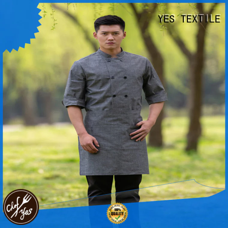 chefyes thin chef uniform store now for hotel