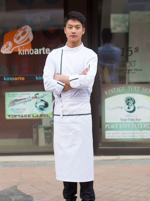 EXCUTIVE FORD POLY COTTON CHEF COAT (CYJ070)