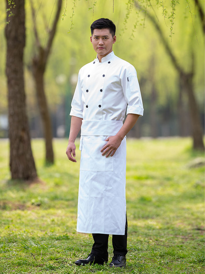 Custom personalized chef coat cotton for business for home-1