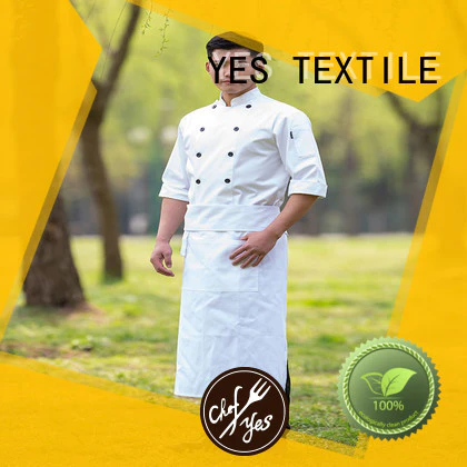 elastic personalized chef coat excutive buy for party