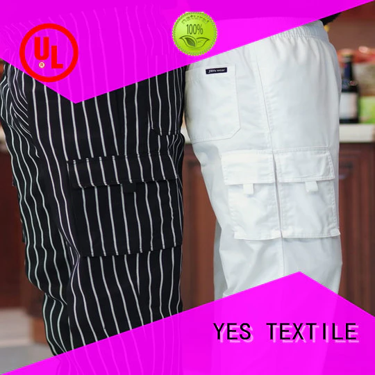 chefyes elasticated kitchen pants OEM for hotel