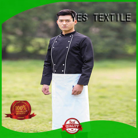 chefyes elastic custom chef coats now for hotel