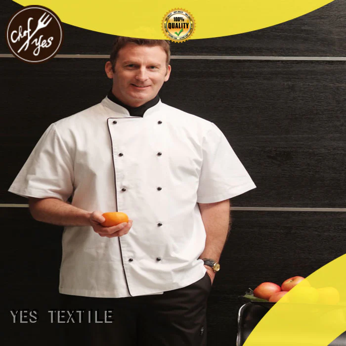 chefyes piping chef shirts price for hotel