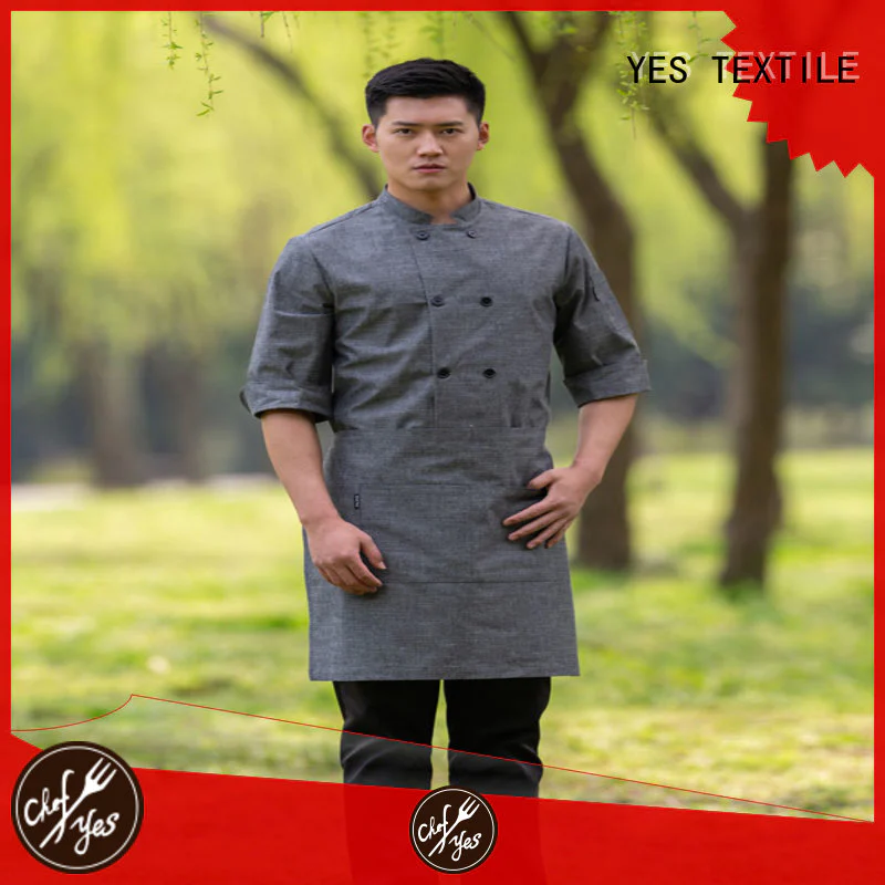 chefyes luxury white chef coat buy for party