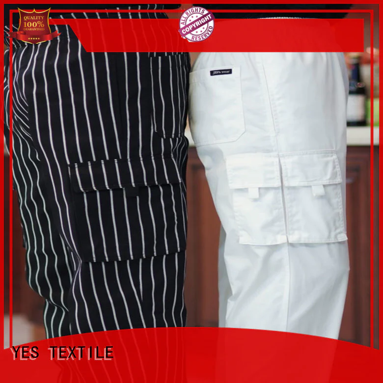 popular kitchen pants chef OEM for hotel