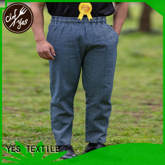 hot selling chef wear pants cyp002 quality for daily life