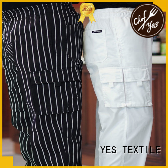 chefyes popular chef wear pants OEM chef for kids