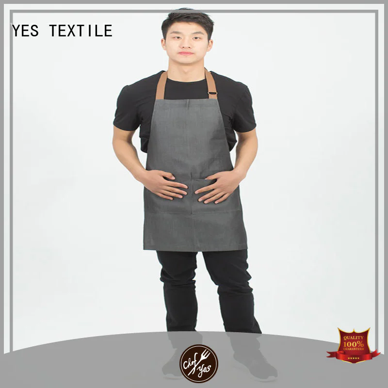 chefyes natural black apron directly sale for ladies