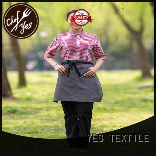 chefyes colorful hospitality shirts factory price for child